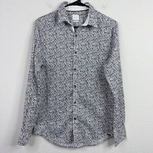 JB Holt Shirt Mens S Floral Button Standard‎ Preppy Business Casual Coastal